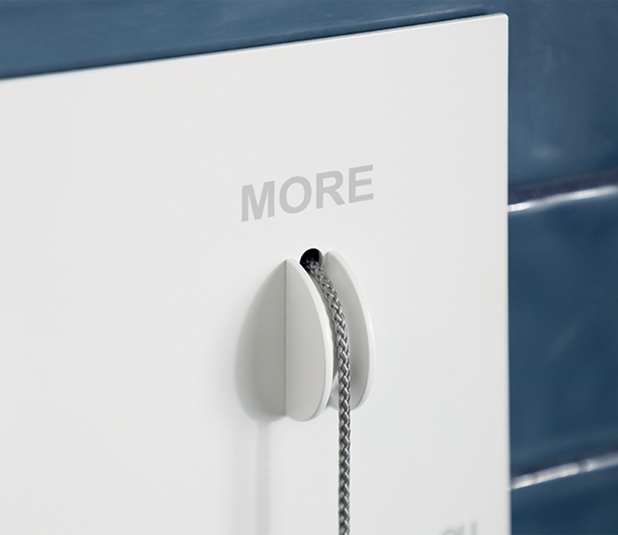 Stainless steel white matte